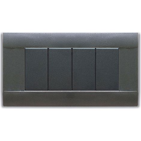 Placca Ral45 Tecnop.4M.Grigio Noir AVE 45P04GN