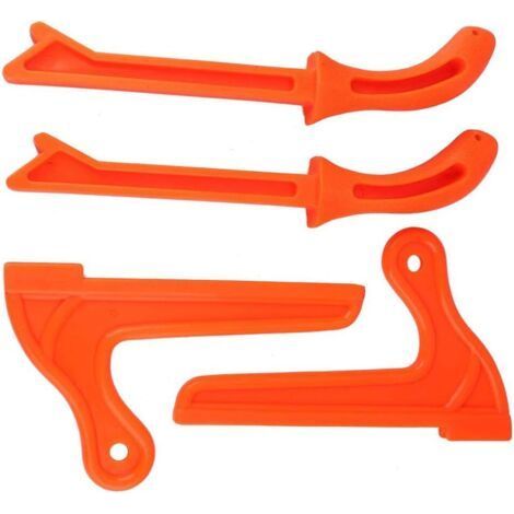 4pcs Plastic Push Pins for Safety, Table Saw Accessories for Woodworking (Orange) (1/3)