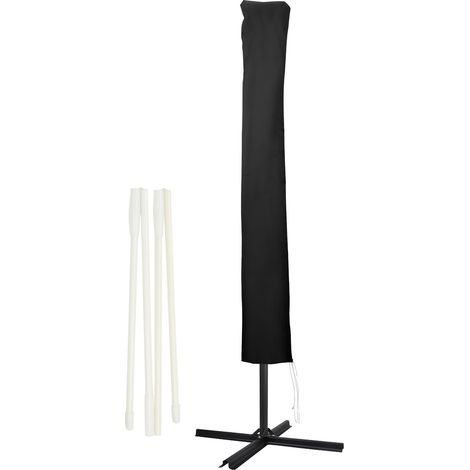 Parapluies Housse de protection Housse de parasol résistant à la chaleur,190cm,noir (1/5)