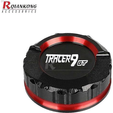 Für Yamaha Tracer 9 GT 2022–2024 und Tracer 900/GT 2019–2022: Bremsflüssigkeitsbehälter-Abdeckungen für die Hinterradbremse – mit Tracer9GT-Logo (1/5)