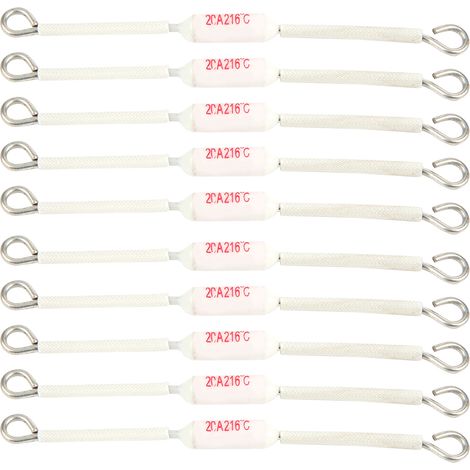 Fusible en céramique, accessoire électrique, pièces industrielles, bornier de câblage 250V 20A, 10 pièces