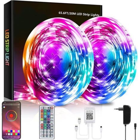 Bande lumineuse LED - - 20m - Blanc - Intérieur - Électrique (1/4)