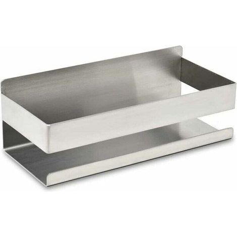 Étagère de salle de bain pour shampoing et gel douche étagère de rangement sans perçage pour cabine de douche, en chrome support pour cabine de douche avec ventouses porte-savon argenté