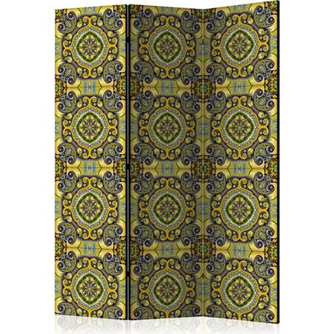 Paravent 3 Volets "Malachite Mosaic" 135x172cm (1/2)