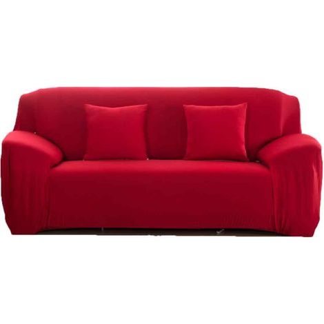 Sofabezug – Dehnbarer, einteiliger Bezug für 1-, 2-, 3- oder 4-Sitzer-Sofas – Weiches und atmungsaktives Elastikmaterial – Unisex (1/5)
