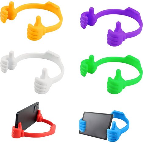 Supporto per telefono, set di 6 maniglie colorate (1/5)