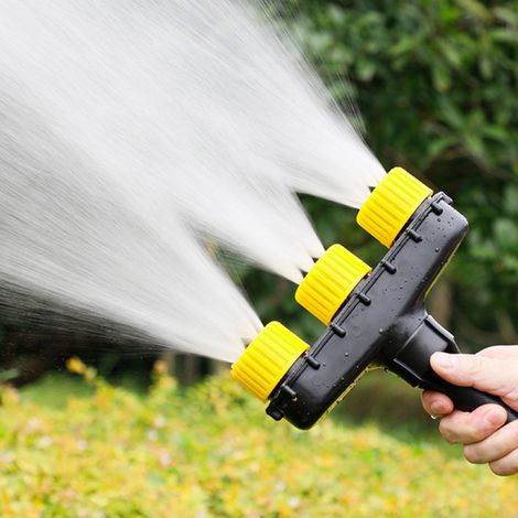 Filiyano-Buse à trois têtes pour la pulvérisation d'eau, buse haute pression pour l'arrosage du jardin, l'irrigation artificielle des fleurs et des (1/5)