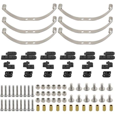 jeu de suspension à lames pour voiture MN 1/16 Noir-- (1/5)