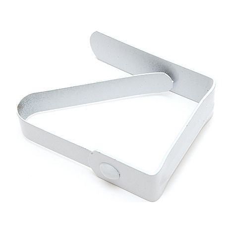 FERMATOVAGLIA LACCATO BIANCO 40X50 MM- DIESSE- 50,0 pz
