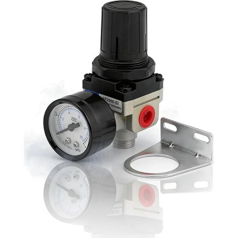 Pressure regulator, air source pressure regulator valve pressure reducer filter pneumatic regulator adjustable pressure reducer for system (1/5)