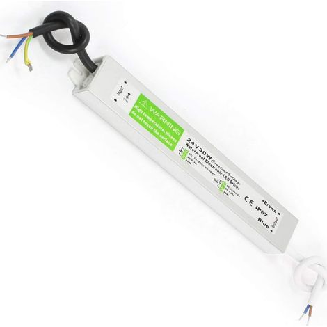 Adaptateur de réseau AC 170-250 V IP67 pour LED DC 24 V 30 W (769e80cce04e8f17e68f1fe7b8a20103)