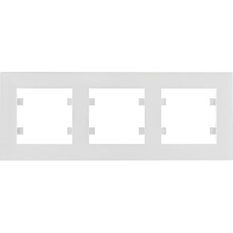 Lumina intenso Cornice Polar White orizzontale 3 elementi WL5730