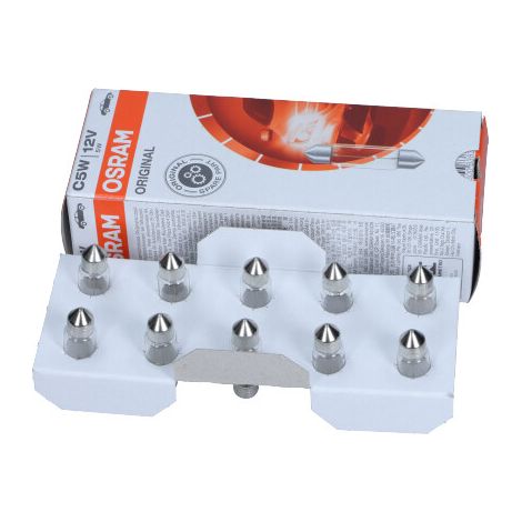 10 Ampoules 12V C5W Original -carton- -6418- (1/2)