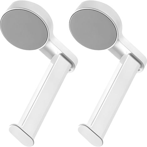2 porte-papier toilette, ABS/blanc/mural, pour salle de bain (1/5)
