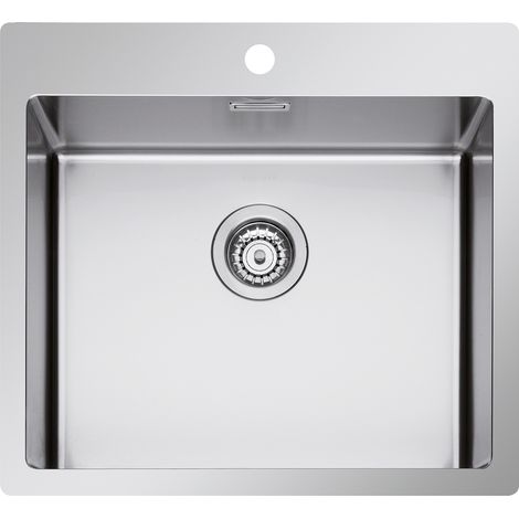 Lavello Plados acciaio inox 1 vasca 550x510 sopratop