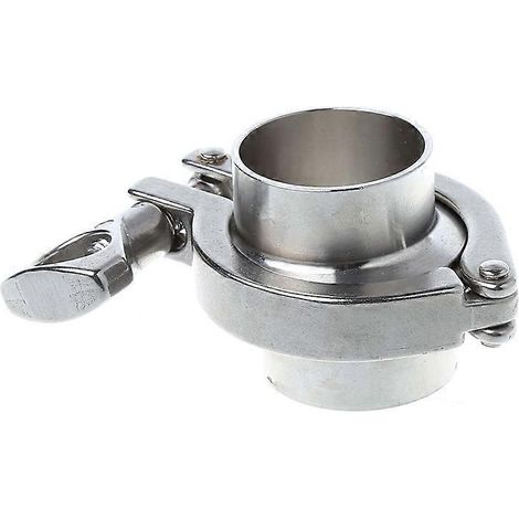 38 mm (1,5 Zoll) Außendurchmesser, Edelstahl 304, Schweißmuffe für Sanitärrohre + für Tri-Clamp + PTFE-Dichtungssatz