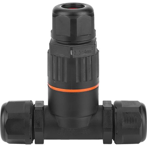 Boîtier de jonction extérieur étanche IP68 à 3 voies pour câbles, 450 V, 32 A (1/5)