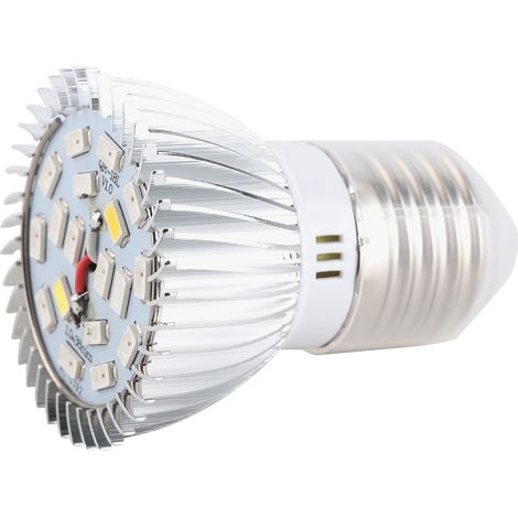 Ortviai Ampoule de Croissance pour Plantes E27 – Spectre Complet 18 LED pour Succulentes et Semis