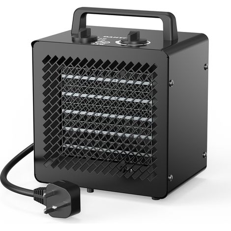 2800W Ceramic Fan Heater with Thermostat – Portable Electric Heater for Garage, Workshop, Office & Home [Energy Class A]