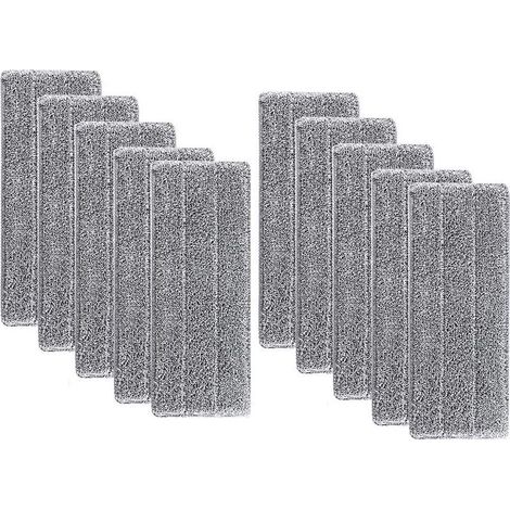 Super saugfähige Moppkopf-Ersatzkissen – Waschbare Mikrofaser-Reinigungspads für Haushaltsmopps (10 Stück) (1/5)