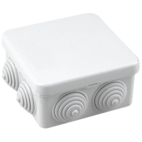 Caja de empalme gris estanca 80x80x40mm IP54