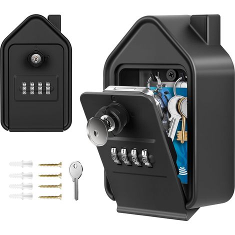 Boite a Clef, Grande Boite a Clefs Securisee Exterieur avec 4 Code (1/5)