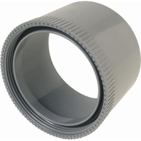 Manguito adaptador hembra NICOLL PVC gris - para enchufe de Ø 100 mm - MFA10