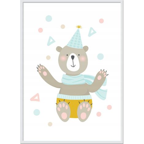 BILDPOSTER IM RAHMEN A4 cm Teddybär PD211 (1/5)