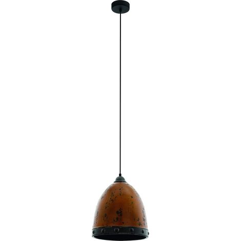 Lampe pendante classique Redhill Ø 31,5 cm marron - 79441