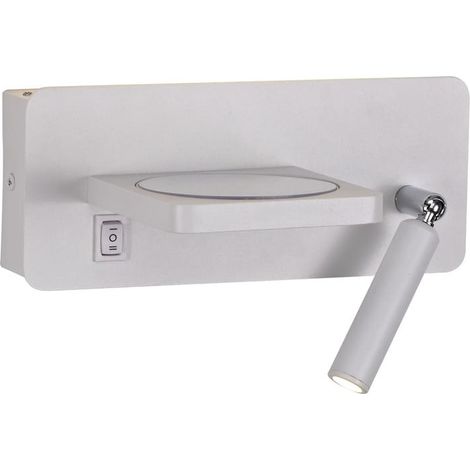Lampada da parete LED Rob 5W+3W USB e caricabatteria wireless (1/5)