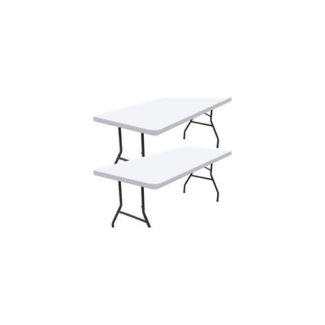 Lot de 2 nappes de pique-nique rectangulaires,pour tables de 4 pieds(beige,30"x48") (1/5)
