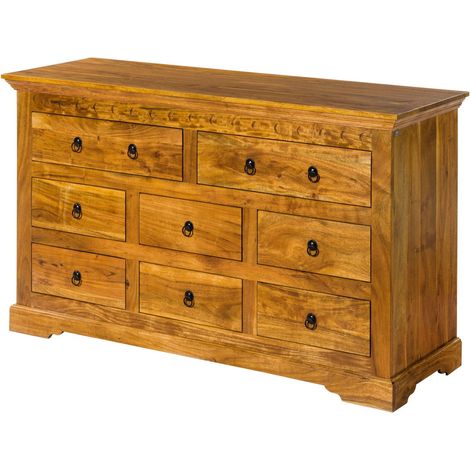 Kommode Akazie 145x49x85 honig  lackiert OXFORD 0524 (1/4)