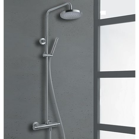 Colonne de douche thermostatique Métal brossé TRIVERDE- CRISTINA ONDYNA TV48677 (1/2)