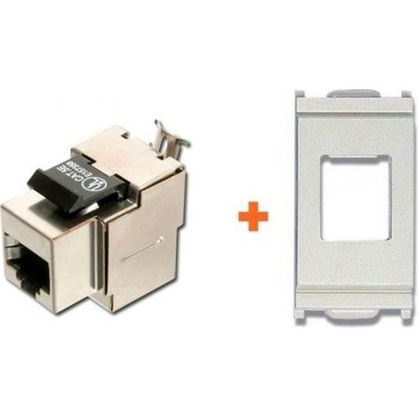 Digitus presa di rete cat.5e stp vimar idea bianco bianca rj45