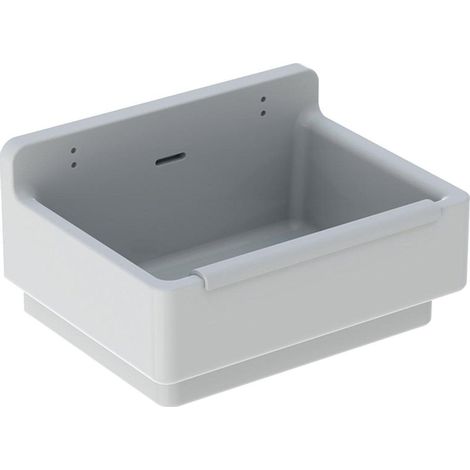 Geberit 300 Basic Évier de vidange - 61x46x34cm - avec protection de cuve - blanc