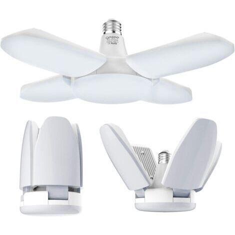 Plafonnier LED de Garage 60W E27 - 6500K 6000Lm - Lampe d'Atelier pour Garage, Entrepôt, Atelier - Pack de 1 (1/5)