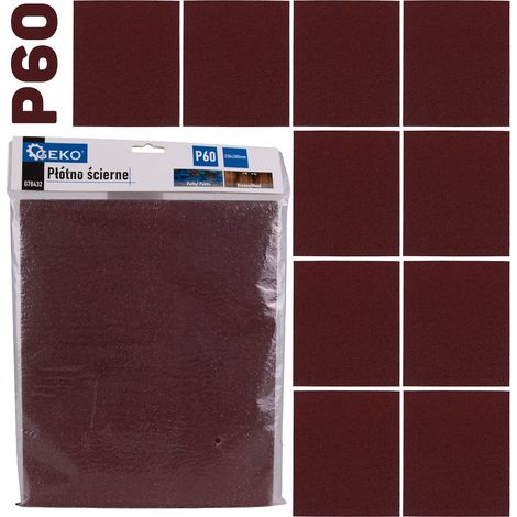 Schleiftuch - Blatt 230x280mm P60 (10/500) (1/3)