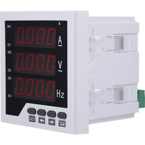 Einphasiges Kombi-Messgerät DDM-AVF96 für Strom, Spannung und Frequenz, 220 V Wechselstrom (1/5)