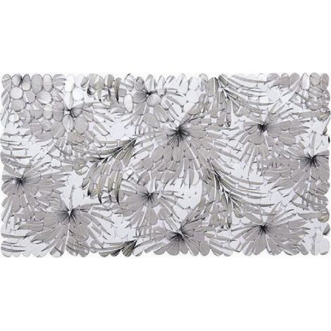 Trade Shop - Alfombra Pvc Con Estampado Tropical Antideslizante Bañera Ducha 67x36cm 87073 - (1/2)
