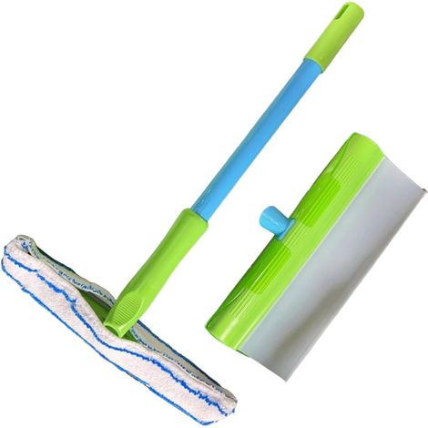 Essuie-vitre de douche - silicone - pour miroirs et carrelage (1/5)