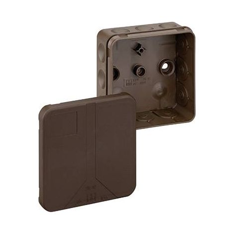 Boîte de dérivation IP55 85 x 85 x 37 mm – 12 entrées avec membranes autoétanchéifiantes – Installation par professionnel – Spelsberg (1/2)