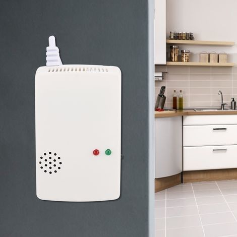 Gasmelder für den Haushalt, Deckenmontage, Erdgasleckagesensor, Heimüberwachung, EU-Stecker, 220 V (1/5)