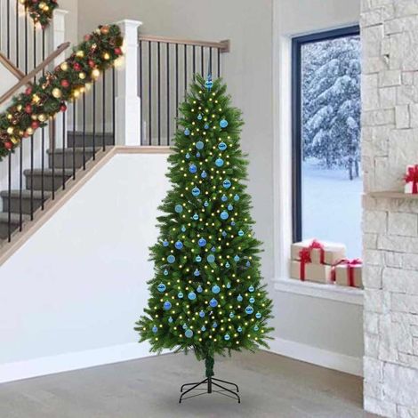 Árbol de Navidad con 300 LED con soporte Verde 240 cm PE (1/5)