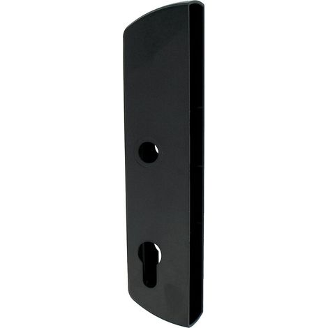 Capot de serrure ABS pour serrure type GK en retrait. coloris noir - TIRARD SAS