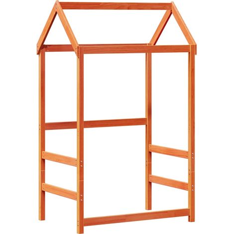 Toit de lit pour enfants 98x70x176,5 cm bois de pin massif