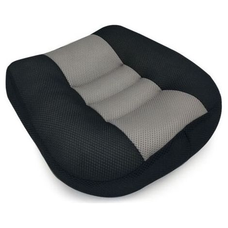 Coussin Rehausseur Auto Coussin de siège de Voiture Coussin Correcteur d'Assise Maille Respirante portative idéale pour Le Bureau de Voiture,Black (1/4)