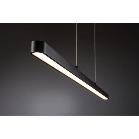 Paulmann Lento 79693 LED-Pendelleuchte LED LED fest eingebaut 37 W Schwarz (glänzend) (1/5)