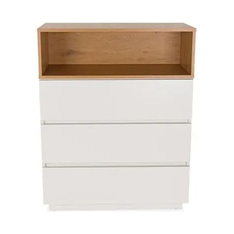 [NEUWERTIG] B-Ware Hjh Living Kommode Sideboard Melmo K Weiß Eiche Schlafzimmer Wohnzimmer