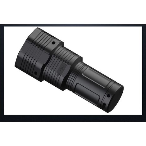 Lampe de poche à lumière forte USB chargeant la lumière latérale éclairage extérieur d'équitation (1/4)
