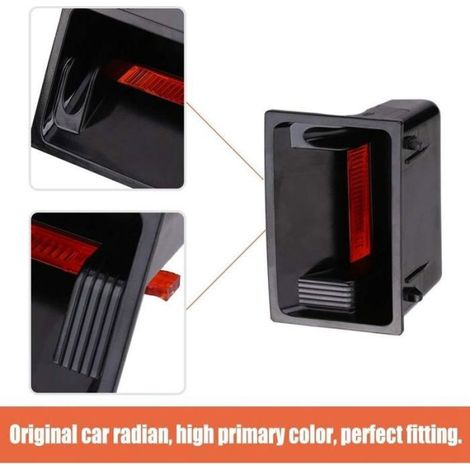 Cendrier insert Core - Design hermétique Compatible Audi A4 A5 Q5 - Accessoire voiture - Noir (1/5)
